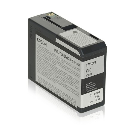 Original Tintenpatrone Epson C13T580100 Schwarz