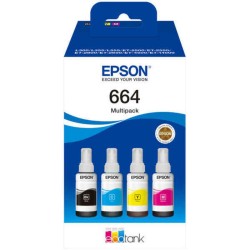 Original Tintenpatrone Epson C13T664640 Bunt (1 Stück)