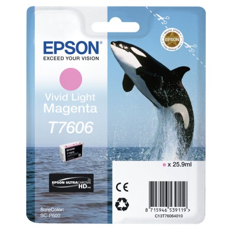 Original Tintenpatrone Epson C13T76064N10 Magenta Helles Magenta