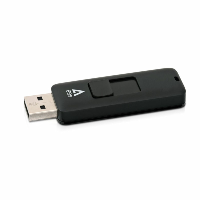 Pendrive V7 Flash Drive USB 2.0 Schwarz 8 GB