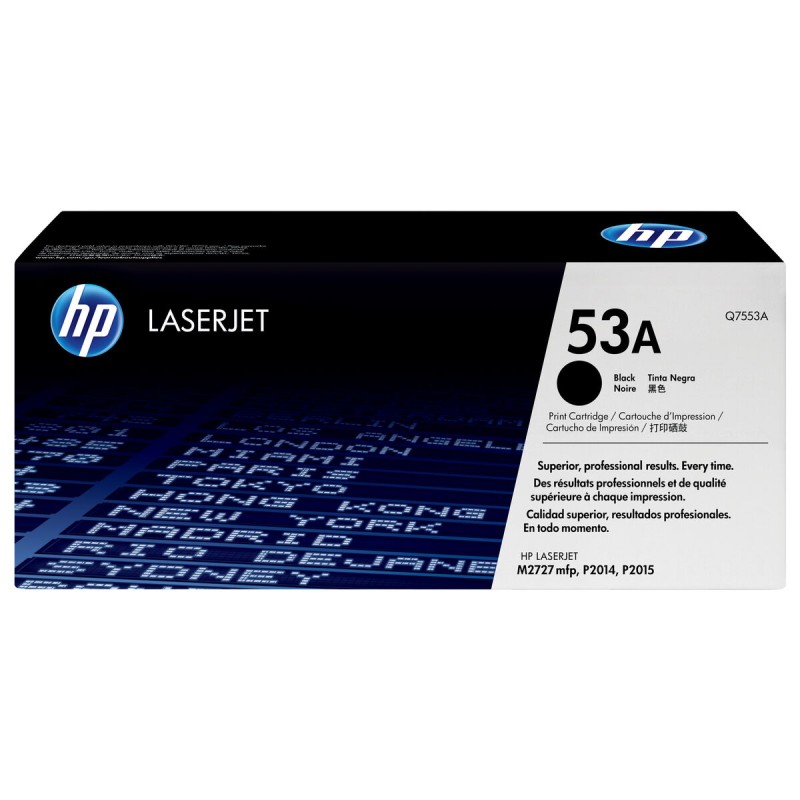 Original Toner HP 53A 53A Blau Schwarz Bunt