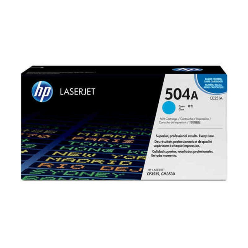 Original Toner HP 504A Gelb Schwarz Türkis