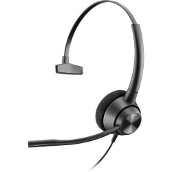 Kopfhörer mit Mikrofon Plantronics 77T43AA Schwarz