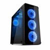 ATX Semi-Tower Gehäuse Nox NXHUMMERTGX RGB Schwarz