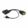 DVI-zu-VGA-Adapter NANOCABLE 10.16.2008-BK Schwarz