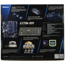 Motherboard ASRock A520M-HDV AMD AM4 AMD