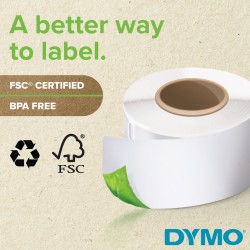 Drucker-Etiketten Dymo Durable Weiß