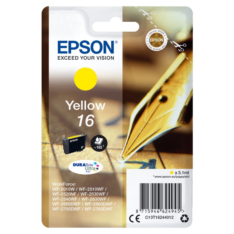 Original Tintenpatrone Epson C13T16244012 Gelb