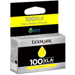 Original Tintenpatrone Lexmark 100 XLA Gelb