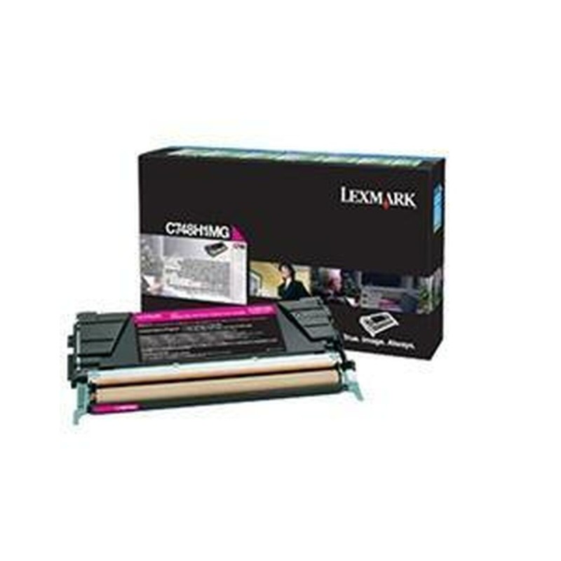 Original Toner Lexmark C748H1MG Schwarz Magenta