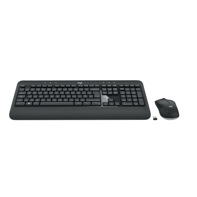 Tastatur und Gaming Maus Logitech MK540 Advanced Schwarz Schwarz/Weiß Spanisch Qwerty Spanisch QWERTY