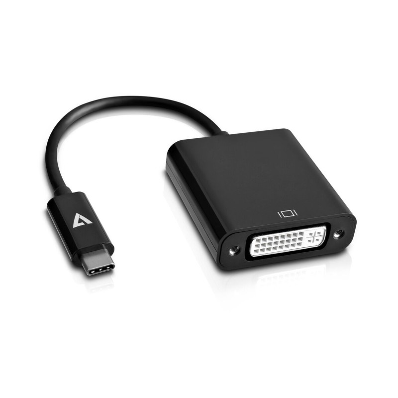 USB-C-zu-DVI-Adapter V7 V7UCDVI-BLK-1E