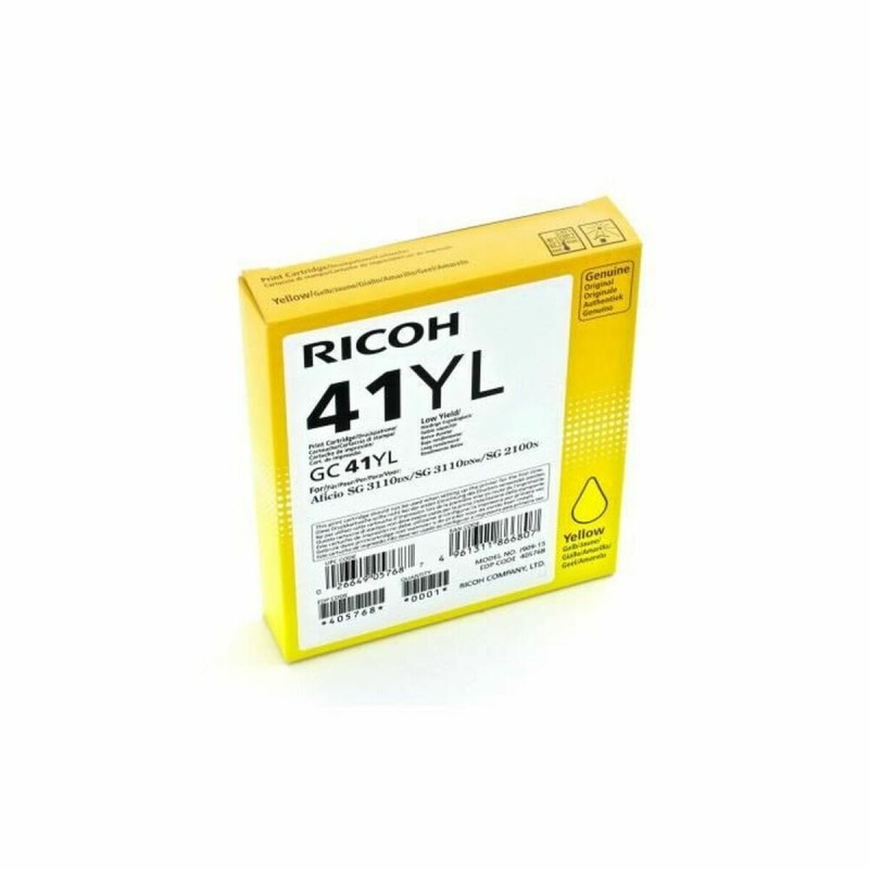 Original Tintenpatrone Ricoh 405768 Gelb