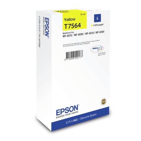 Original Tintenpatrone Epson C13T75644N Gelb