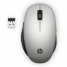 Schnurlose Mouse HP 6CR72AA Schwarz Schwarz/Silberfarben