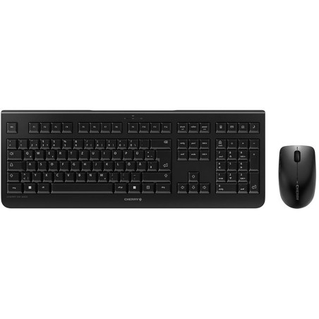 Tastatur mit Maus Cherry DW3000 Schwarz Deutsch QWERTZ