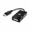 Mini DisplayPort-zu-VGA/DVI/HDMI-Adapter V7 V7DP-VGADVIHDMI-1E Schwarz