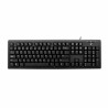 Tastatur V7 KU200US Schwarz Bunt QWERTY Qwerty US