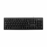 Tastatur V7 KU200UK QWERTY Englisch Schwarz