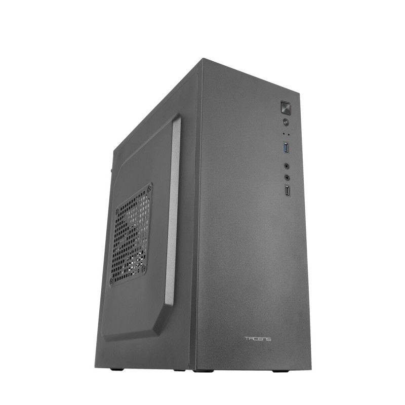 ATX Gehäuse Tacens 2ALUXM Caja PC Minitorre Micro-ATX Ventilador 12cm Acero Ultraligero Negro Schwarz