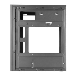 ATX Gehäuse Tacens 2ALUXM Caja PC Minitorre Micro-ATX Ventilador 12cm Acero Ultraligero Negro Schwarz