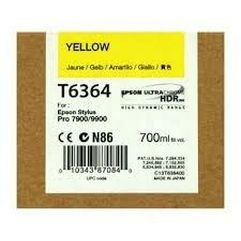 Original Tintenpatrone Epson Cartucho T636400 amarillo Gelb