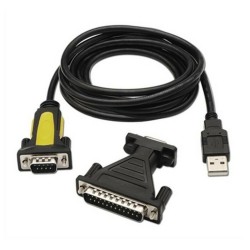 USB-zu-RS232-Adapter NANOCABLE 10.03.2002 1,8 m Schwarz